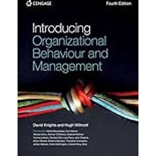 Introducing Organizational Behaviour and Management