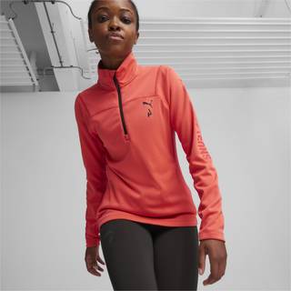 Sweatshirt Puma W SEASONS LS 1/4 Polypropylene Rain Cell 524908-25 Størrelse XS
