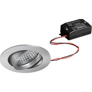 BRUMBERG LED indbygningsspot Tirrel-R, on/off, mat aluminium