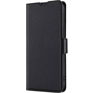 Honor Magic5 Pro Læder Cover m. Kortholder & Ståfunktion - Sort