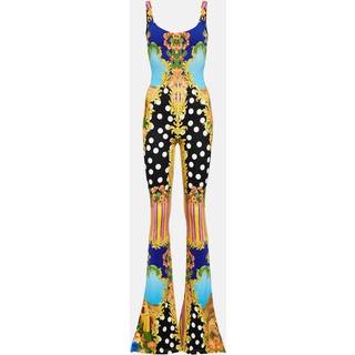 Versace Medusa Palm Springs flared jumpsuit - multicoloured - S