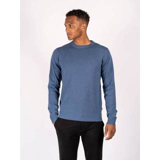 Marcus Dustin Herre Striktrøje - Blue Mix - S
