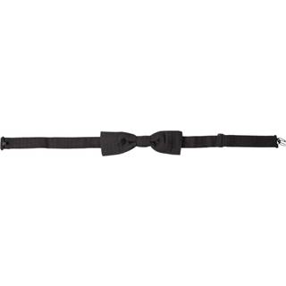 Dolce & Gabbana Brun Fantasy Silke Adjustable Neck Herre Papillon Bow Tie
