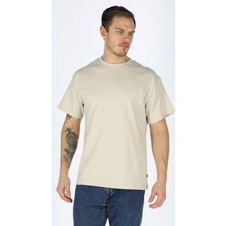 Solid Danton Box Fit Tee Oatmeal