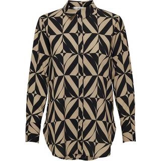 Piper Skjorte, Black Humus Graphic, XS