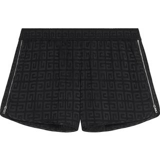 Givenchy 4G zip-detail jacquard shorts - black - XXS