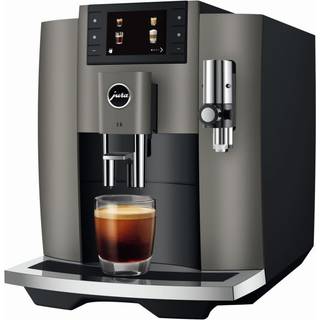 Jura E8 (EC) Dark Inox Espressomaskine Inkl. Tilbehør, Pleje & 3kg Super Crema DK sprog