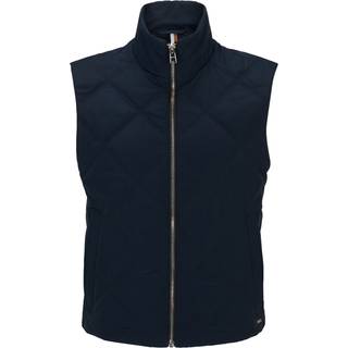 BOSS Black Herren Steppweste blau unifarben