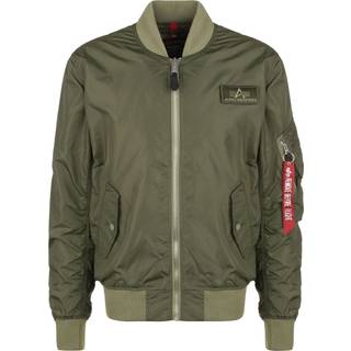 ALPHA INDUSTRIES Herren Jacke grün unifarben