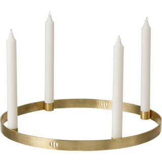 Ferm Living Circle messing lysestage lille