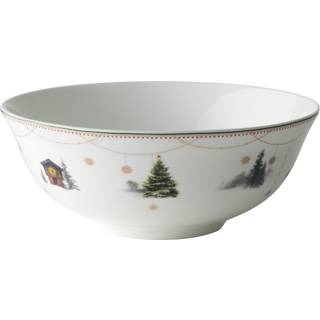 Wik & Walsøe Julemorgen Skål 17 Cm - Suppeterriner Benporcelæn Hvid - 45402