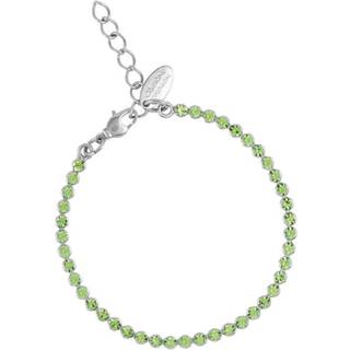 Siri armbånd peridot rhodium