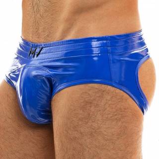 Modus Vivendi Viral Vinyl Bottomless Briefs - Royal