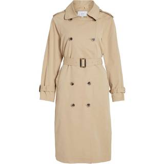 Vila - Viliana L/s Trench - Damejakker - Curds & Whey - 34