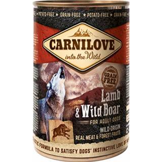 Carnilove Dog Vådfoder, Lam & Vildsvin, 400g -