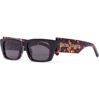 PALM ANGELS Unisex PERI006 Palm 6407 havana Solbriller Acetat Havana Grå Firkantet