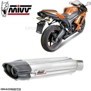 MIVV Suono Lyddæmper Rustfrit stål, sort, titanium