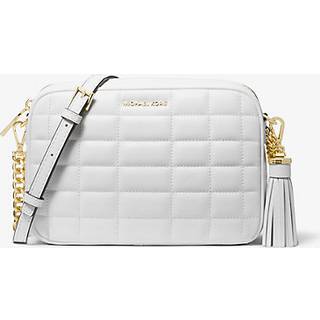 MK Jet Set Medium Quilted Leather Crossbody Bag - White - Michael Kors - ONE SIZE
