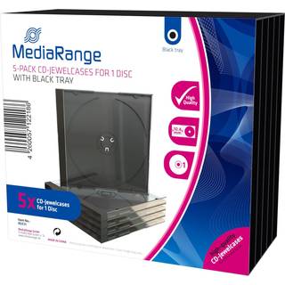 MediaRange CD box  5pcs Single