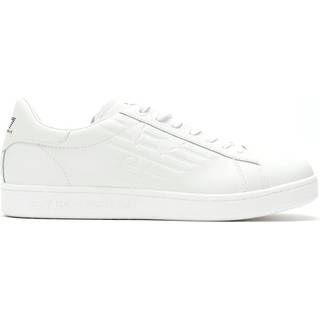 EA7unisex. X8X001_XCC51 Classic Cc læder sneakers hvid (45 1/3), Fast, Blonder, Casual