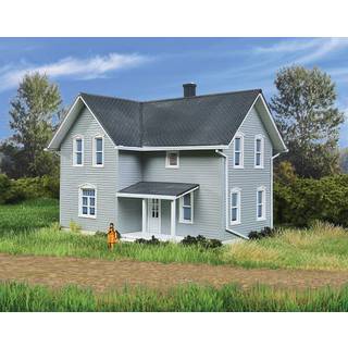 Walthers Cornerstone Ho Scale Model Tillman Farm House Kit 3/8 """" 11,9 x 10,7 x 11,1 cm