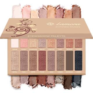 Bedste Pro Eyeshadow Palette Makeup - Matte Shimmer 16 farver - Meget pigmenteret - Professionelle n?genheder Varm Natural Bronze Neutral Smoky C
