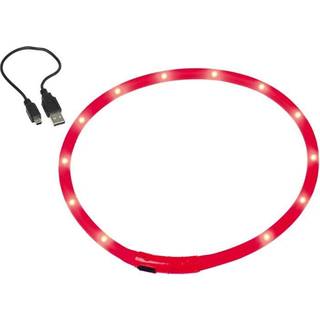 Starlight LED-halsbånd - Red - 70 cm