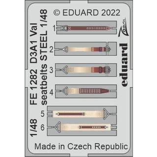 D3A1 Val seatbelts STEEL 1/48