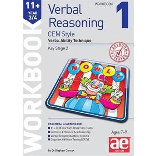 11+ Verbal Reasoning Year 3/4 CEM Style Workbook 1