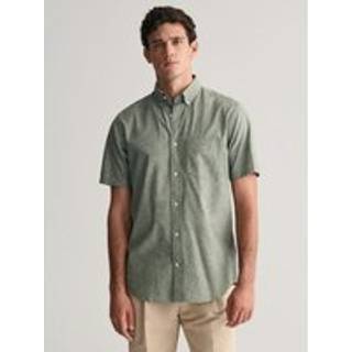 REG COTTON LINEN SS SHIRT