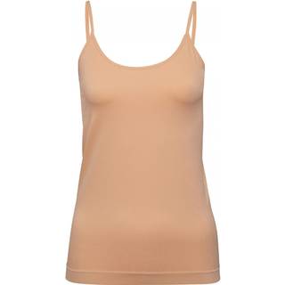 Decoy top med smalle stropper, nude, str. small