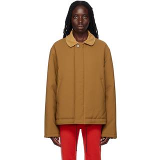 Marni Padded cotton-blend jacket - brown - EU 48