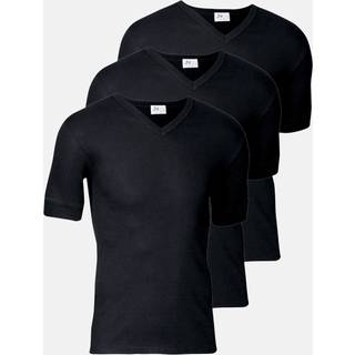 T-shirts "v-neck" 3-pak | 100% bomuld | Sort