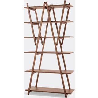 Cassina Room Organising - 'Nuvola Rossa' bookcase, brown in BROWN American walnut