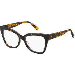 Tommy Hilfiger Kvinde TH 2053 086 Optiske stel Acetat Havana Firkantet