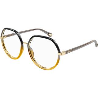 Chloé CH0131O 005 54 Briller Kvinder Gul - Transparent Gradient Black Yellow - 54mm