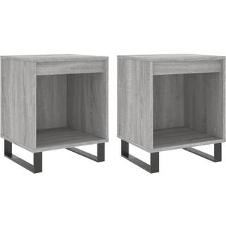 Sengeskab 40X35X50 Cm Konstrueret Træ - 2 / Grå sonoma-eg