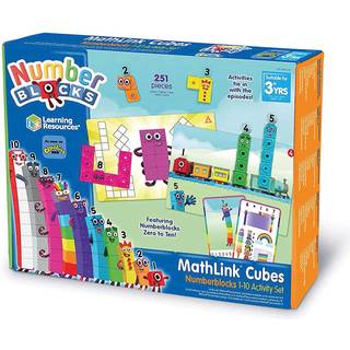 Numberblocks 1-10 MathLink Cubes, fra 3 år - Learning Resources