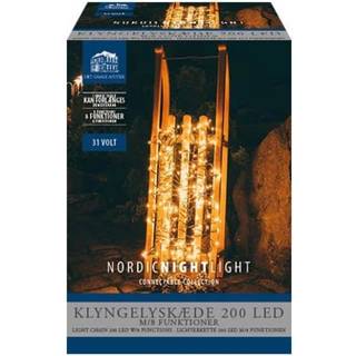 DGA Lyskæde 2m 200led, 8-functions Dark Green - 18271180 ✓ På lager - klar til levering og afhentning