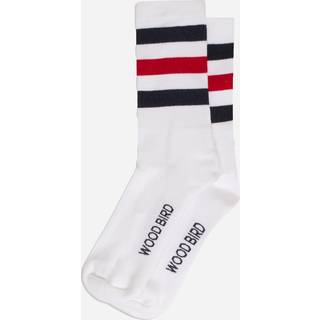 Tennis Socks - White/Navy/Red - 41-46