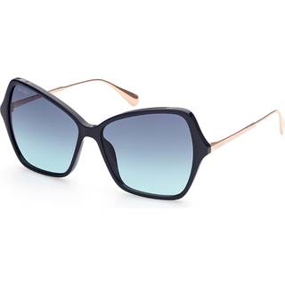 Max & Co. MO0033 90W 58 Solbriller Kvinder Blue - Shiny Blue - 58mm