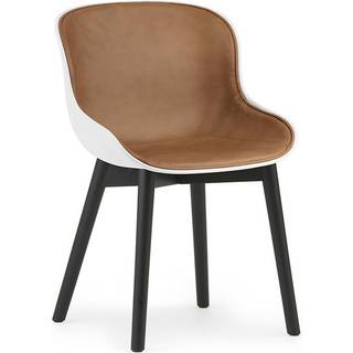 Normann Copenhagen - Hyg Chair Front Upholstery White & Black Oak