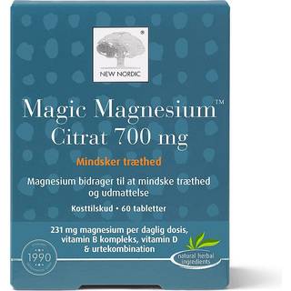 New Nordic Magic Magnesium Citrat 700 mg (60 tabl)