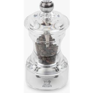 Peugeot Bistro Duo Pfeffer- + Salzmühle 10 cm Acryl - Stahlmahlwerk - Transparent