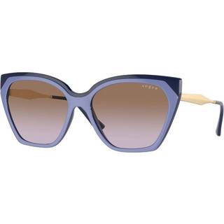 VOGUE EYEWEAR Kvinde VO5521S 310268 Solbriller Injiceret Violet Brun Cat Eye Normal Skygge