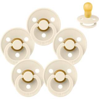 BIBS Rund Colour Sut - Sampak - 5 stk. - Str. 3 - Ivory