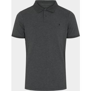 Mørkegrå pique bambus polo shirt til mænd fra JBS of Denmark