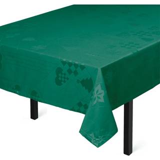 Natale Damaskdug grøn 150x320 cm