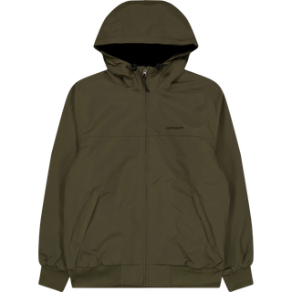 Carhartt WIP Hooded Sail Jakke - M - cypress/black