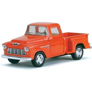 Kinsmart 1955 Chevy Stepside Pick-Up 5 """" 1:32 skala Die Cast Metal Model Toy Truck Orange